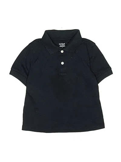 Pre-owned Cat & Jack Kids' Short Sleeve Polo In Blue