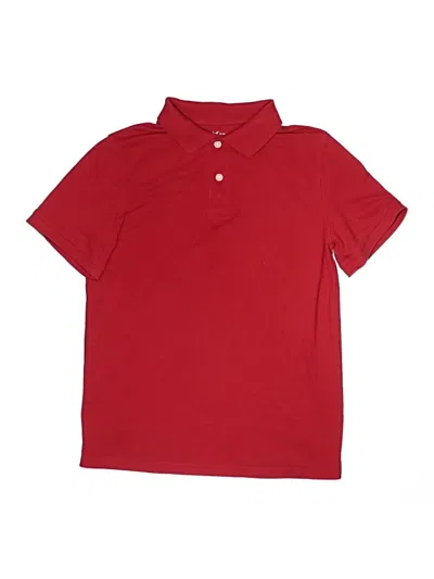 Pre-owned Cat & Jack Kids' Short Sleeve Polo Shirt In Red