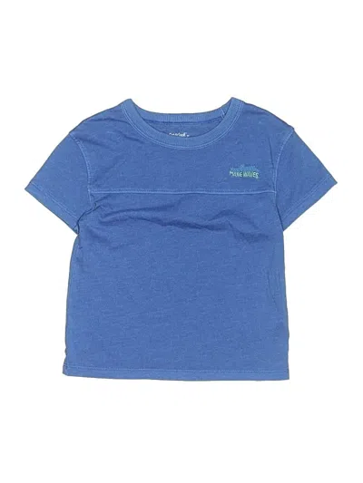 Pre-owned Cat & Jack Kids' Short Sleeve T-shirt In Blue