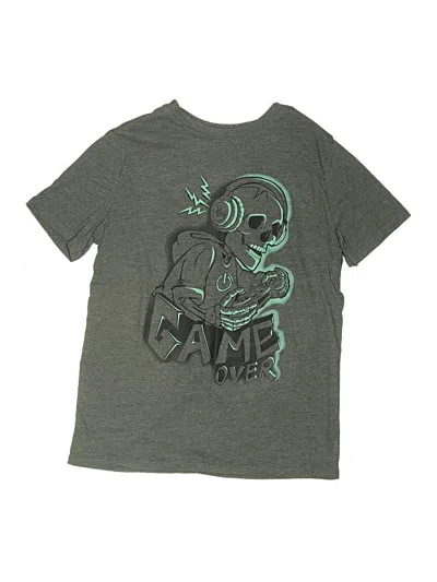 Pre-owned Cat & Jack Kids' Short Sleeve T-shirt In Green
