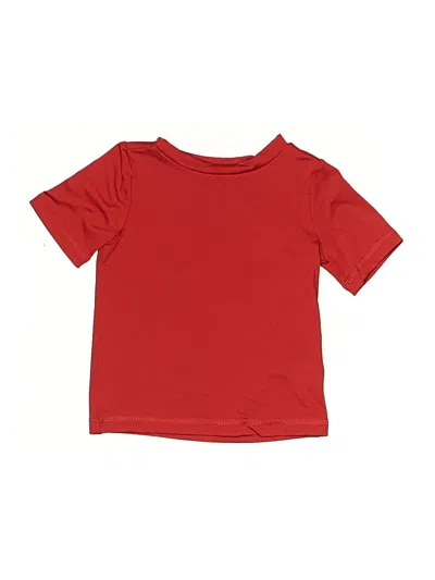 Pre-owned Cat & Jack Kids' Short Sleeve T-shirt In Red