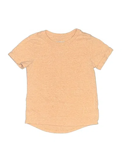 Pre-owned Cat & Jack Kids' Short Sleeve T-shirt In Yellow