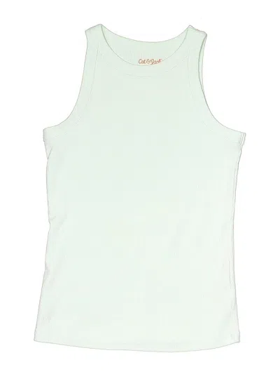 Pre-owned Cat & Jack Kids' Sleeveless T-shirt In Green