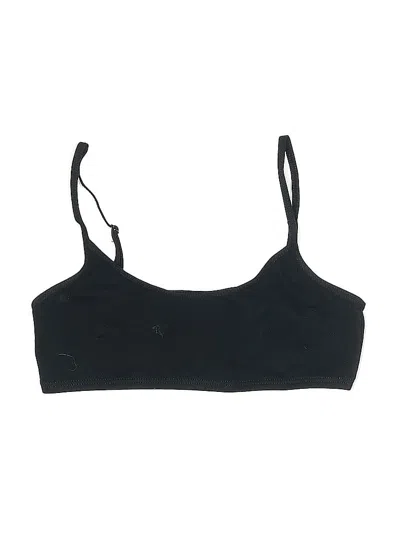 Pre-owned Cat & Jack Kids' Sleeveless Top Black Halter Neckline Tops