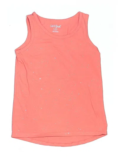 Pre-owned Cat & Jack Kids' Sleeveless T-shirt In Pink