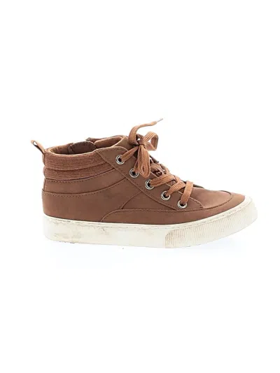 Pre-owned Cat & Jack Kids' Sneakers In Brown