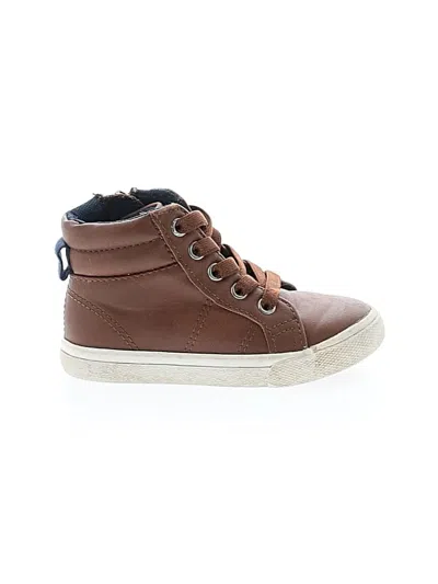 Pre-owned Cat & Jack Kids' Sneakers In Brown
