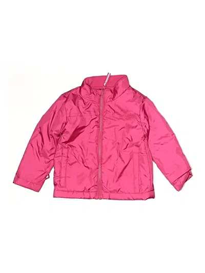 Pre-owned Cat & Jack Kids' Snow Jacket In Pink