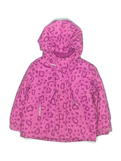 Pre-owned Cat & Jack Kids' Snow Jacket In Pink