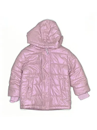 Pre-owned Cat & Jack Kids' Snow Jacket In Pink