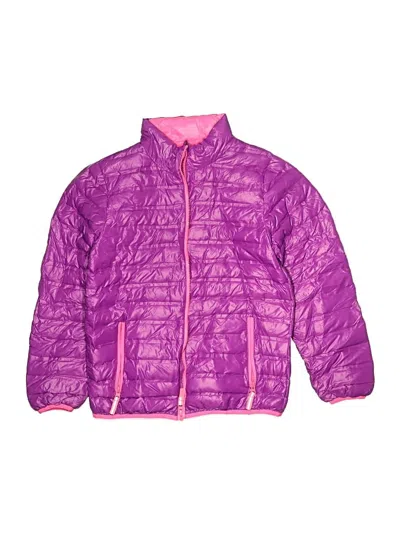 Pre-owned Cat & Jack Kids' Snow Jacket In Purple