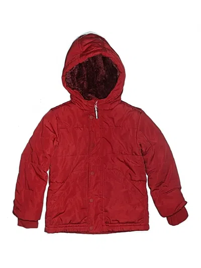 Pre-owned Cat & Jack Kids' Snow Jacket In Red