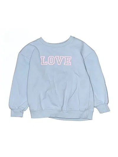 Pre-owned Cat & Jack Kids' Sweatshirt In Blue