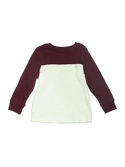 Pre-owned Cat & Jack Kids' Sweatshirt In Burgundy