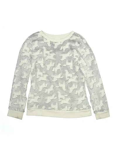 Pre-owned Cat & Jack Kids' Sweatshirt In Gray