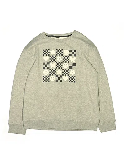 Pre-owned Cat & Jack Kids' Sweatshirt In Gray
