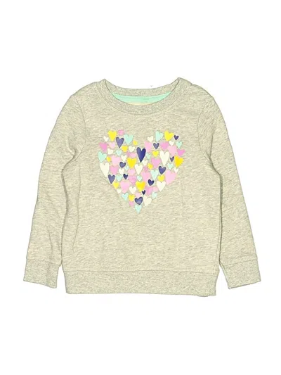 Pre-owned Cat & Jack Kids' Sweatshirt In Gray