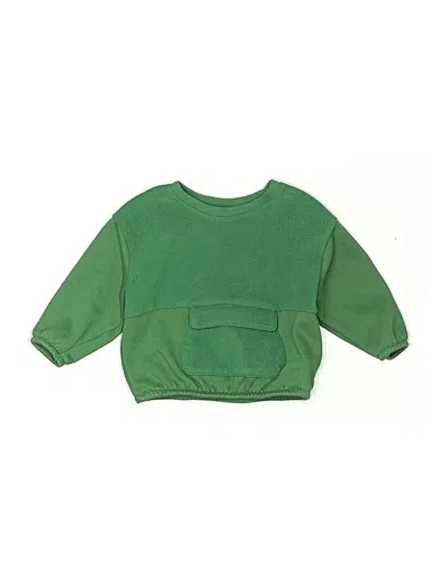 Pre-owned Cat & Jack Kids' Sweatshirt In Green