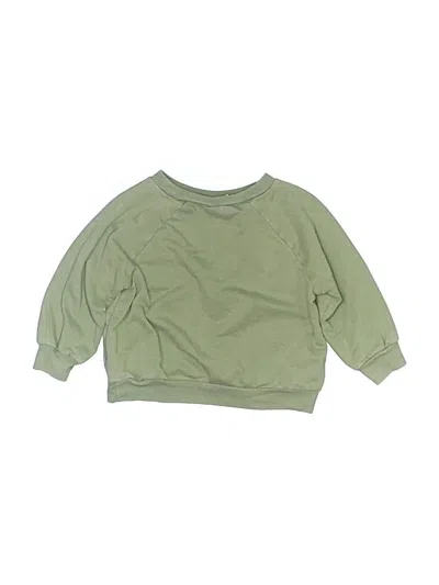 Pre-owned Cat & Jack Babies' Sweatshirt In Green