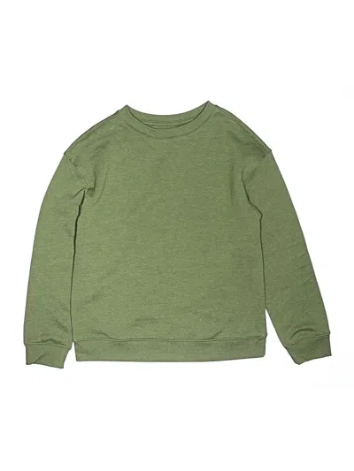 Pre-owned Cat & Jack Kids' Sweatshirt In Green