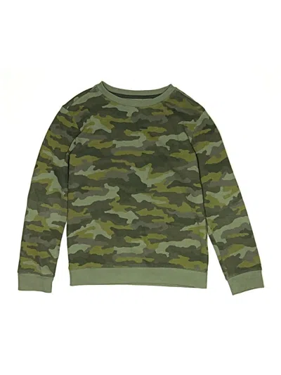 Pre-owned Cat & Jack Kids' Sweatshirt In Green