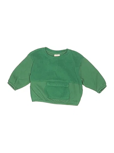 Pre-owned Cat & Jack Babies' Sweatshirt In Green