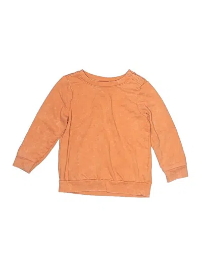 Pre-owned Cat & Jack Kids' Sweatshirt In Orange