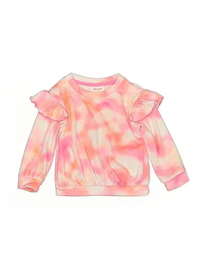Pre-owned Cat & Jack Kids' Sweatshirt In Pink