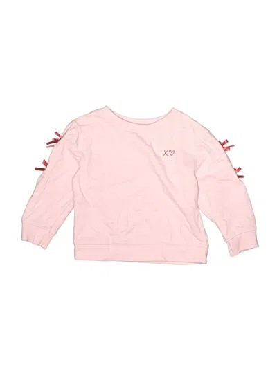 Pre-owned Cat & Jack Kids' Sweatshirt In Pink