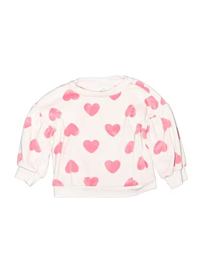 Pre-owned Cat & Jack Babies' Sweatshirt In Pink
