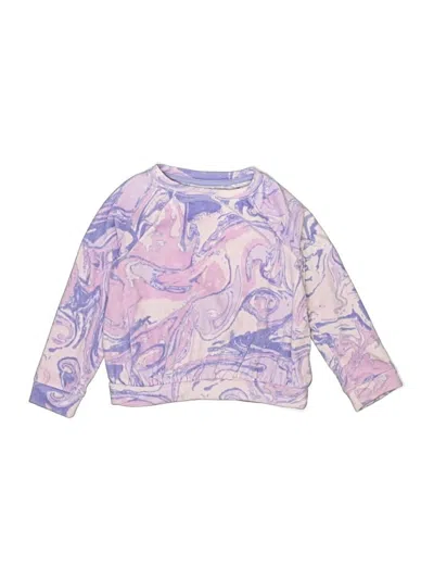 Pre-owned Cat & Jack Kids' Sweatshirt In Purple