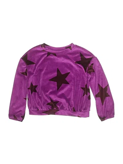 Pre-owned Cat & Jack Kids' Sweatshirt In Purple