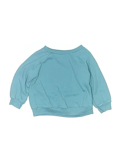 Pre-owned Cat & Jack Babies' Sweatshirt In Teal