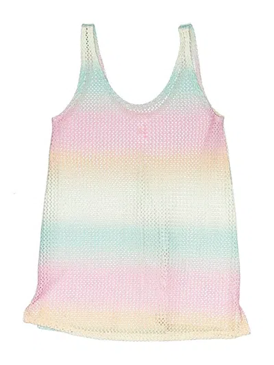Pre-owned Cat & Jack Kids' Swimsuit Cover Up In Pink