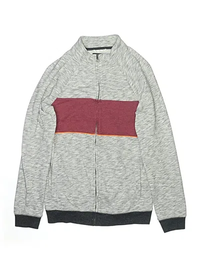 Pre-owned Cat & Jack Kids' Track Jacket In Gray