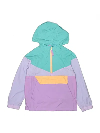 Pre-owned Cat & Jack Kids' Track Jacket In Purple