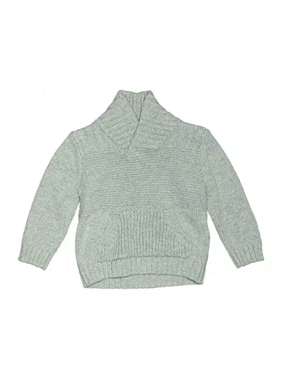 Pre-owned Cat & Jack Kids' Turtleneck Sweater In Green
