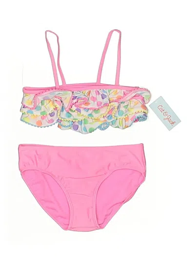 Cat & Jack Kids' Two Piece Swimsuit In Multi