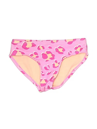 Pre-owned Cat & Jack Kids' Two Piece Swimsuit In Pink