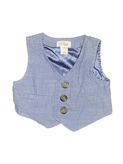 Pre-owned Cat & Jack Babies' Vest In Blue
