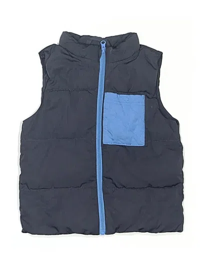 Pre-owned Cat & Jack Kids' Vest In Blue