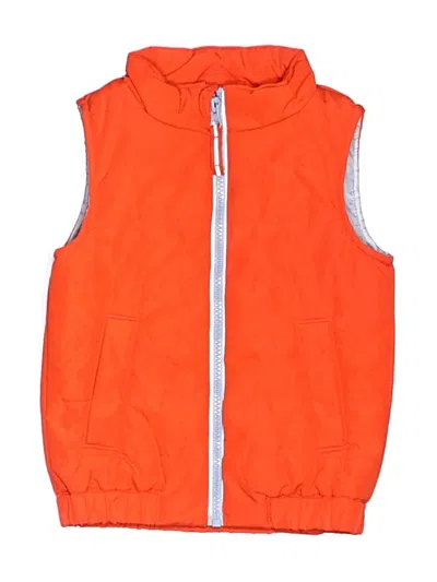 Pre-owned Cat & Jack Kids' Vest In Orange