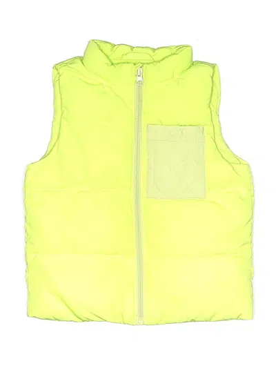 Pre-owned Cat & Jack Kids' Vest In Yellow