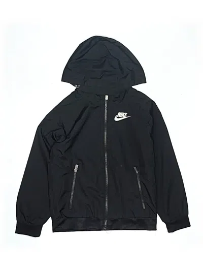 Pre-owned Cat & Jack Kids' Windbreaker Jacket In Black