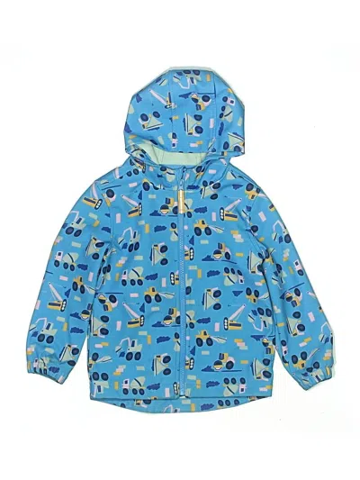 Pre-owned Cat & Jack Kids' Windbreaker Jacket In Blue
