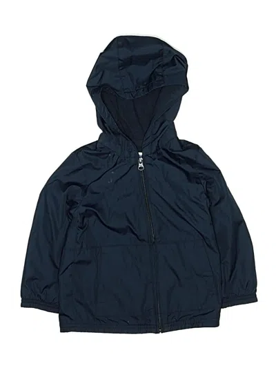 Pre-owned Cat & Jack Kids' Windbreaker Jacket In Blue