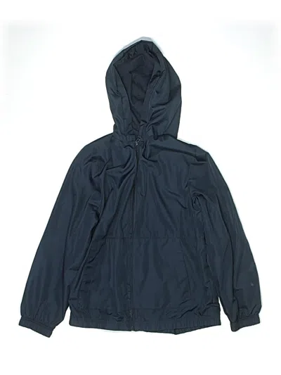 Pre-owned Cat & Jack Kids' Windbreaker Jacket In Blue