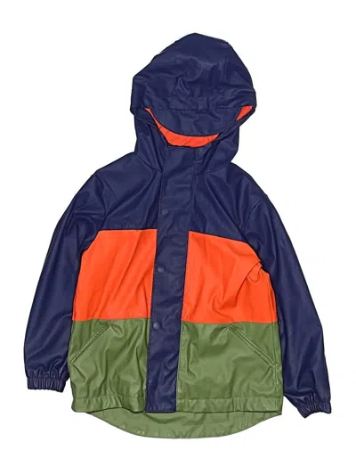 Pre-owned Cat & Jack Kids' Windbreaker Jacket In Blue
