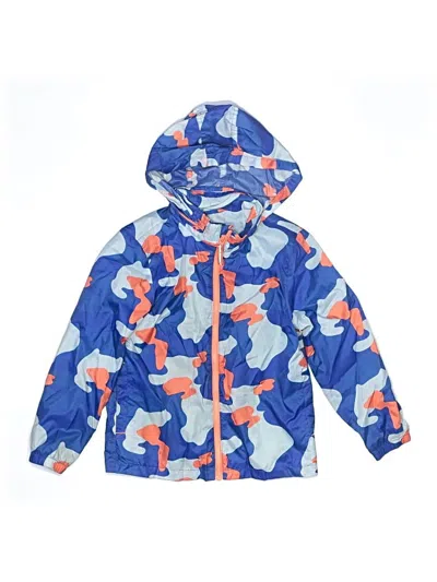 Pre-owned Cat & Jack Kids' Windbreaker Jacket In Blue