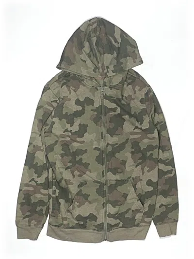 Pre-owned Cat & Jack Kids' Windbreaker Jacket In Green